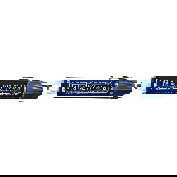 Marker: Blue, Oil-Based, Broad Point